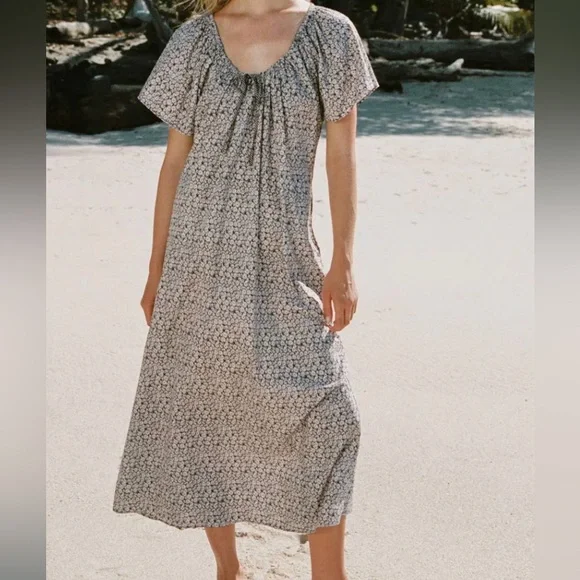 Christy Dawn Ambre Dress Noir Phlox - Picture 1 of 4